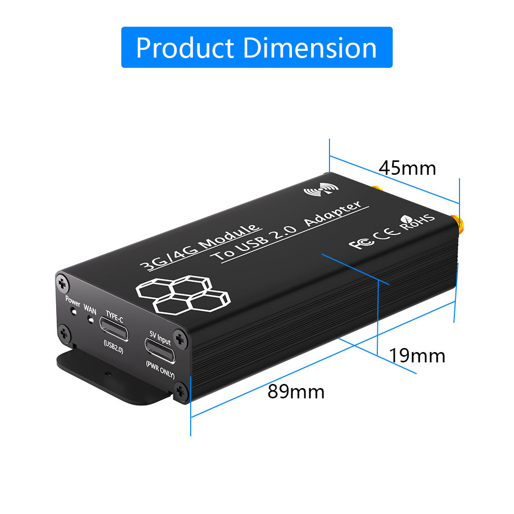 nVME NGFF M.2 b ключ к USB 2.0 тип C адаптер OEM