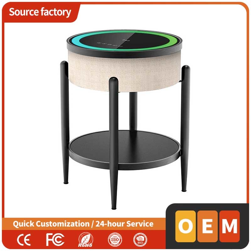 Multi-Function Smart Table — Wireless Charging + Premium Audio in One