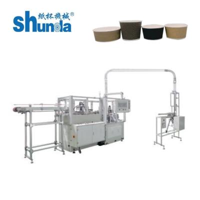 Máquina de fabricação de copos de papel de café de camada dupla Alta eficiência120-150 copos / min Com aquecimento ultrasônico