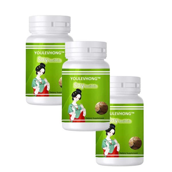 Soybeans Lecithin Soft Gel Health Supplement Healthy Brain