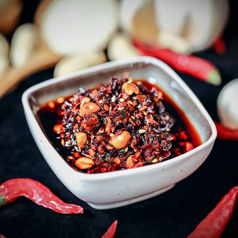 Масло Chili еды Mygou чистое красное варя масло перца масла чилей для горячей еды приправляя Condiment