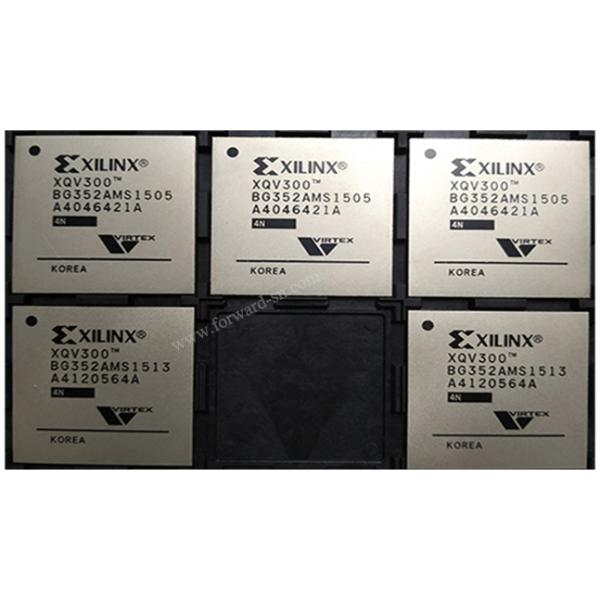 ПЛАСТМАССА пакета частей XQV300-4BG352N Xilinx FPGA авиации, BGA-352