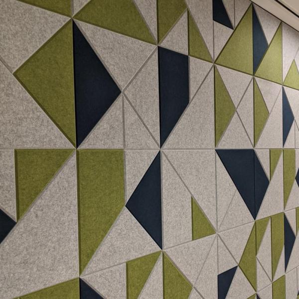 Отделка стен обшивает панелями класс a акустических панелей современный ASTM E84 полиэстера