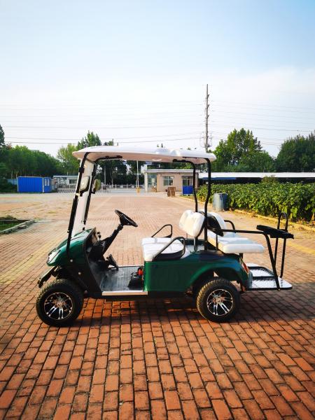 New Energy Lithium Battery Lead-acid Battery 4-seater Golf Cart Classic Dark Green Customizable LOGO For Golf Courses