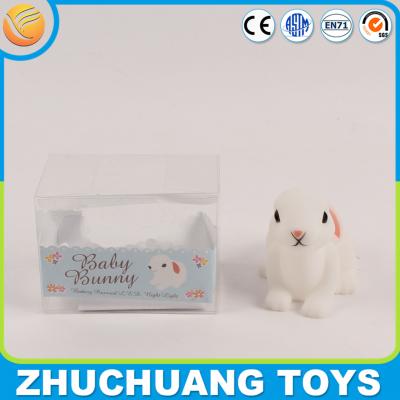 rabbit shape color changing led work night light lamp