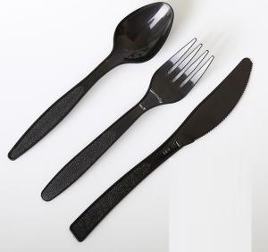 Disposable Plastic Knife Fork Spoon Fruit Fork Birthday Cake Fork Plastic