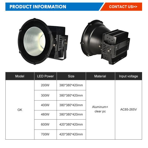 200W-1000W Промышленное освещение SMD 3030 6500k