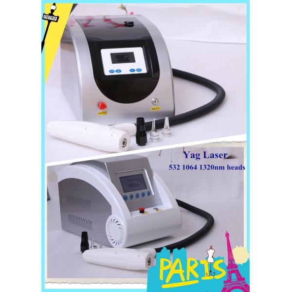 Portble Q Switch ND YAG Laser Tattoo Removal Equipment 1064 / 532 / 1320nm