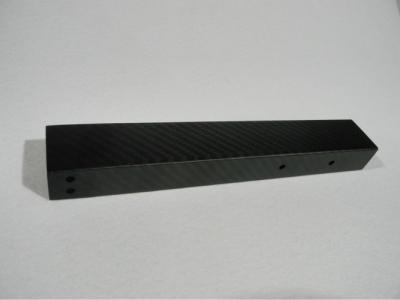 Da fibra quadrada longa do carbono do material do plano/aviões diâmetro retangular da tubulação 55cm