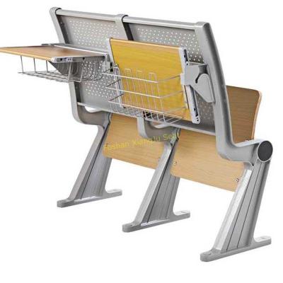 Armless Flame Retardant Material Coating University Classroom Chair 1.5mm Steel Back