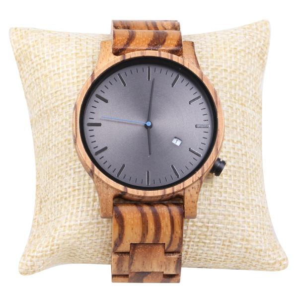 Boyear Mens Stainless Steel Case Wooden Wrist Watch ,Ladies Fashion Dress Bamboo Watch OEM,Couple wrist watch