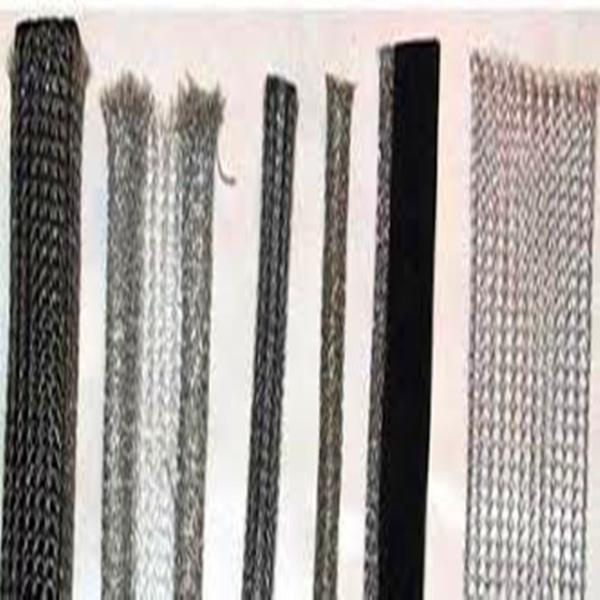 Fio feito malha Mesh Tape do protetor envoltório de aço inoxidável de bronze 25mm 50mm