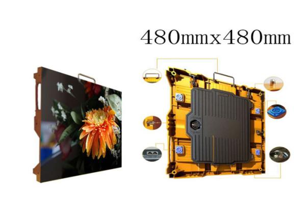 High Resolution P2.5 Large Led Display Full Color Indoor Rental Die Casting Aluminum Cabinet