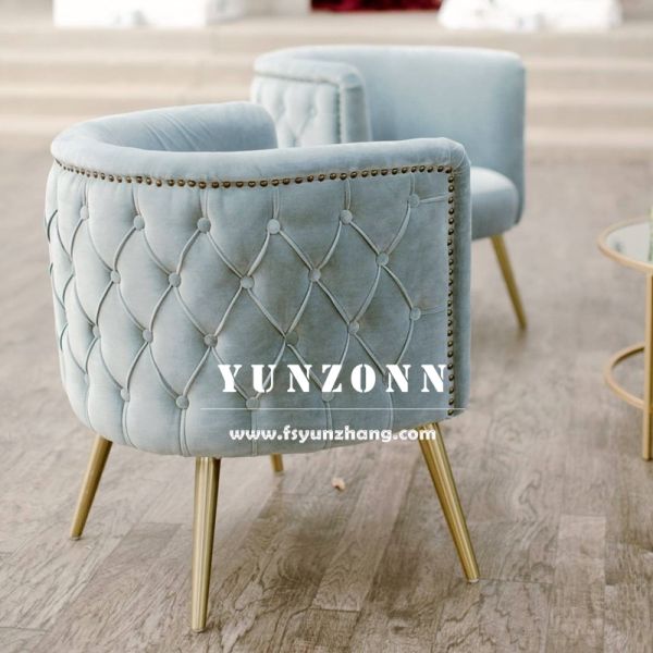 Modern Luxury Gold Stainless Cassidy Chairs Elegant Velvet Wedding Set for Living Room Dining Hotel Mall Outdoor Events