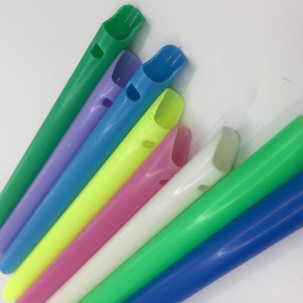 Colorful High Volume Dental Suction Tips , Dental Saliva Ejector Tips