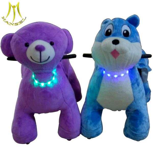 Hansel battery operated animal ride on motorized animal with led light