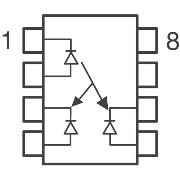 IL300-EF Integrated Circuit Chip Linear Optocoupler, High Gain Stability, Wide Bandwidth