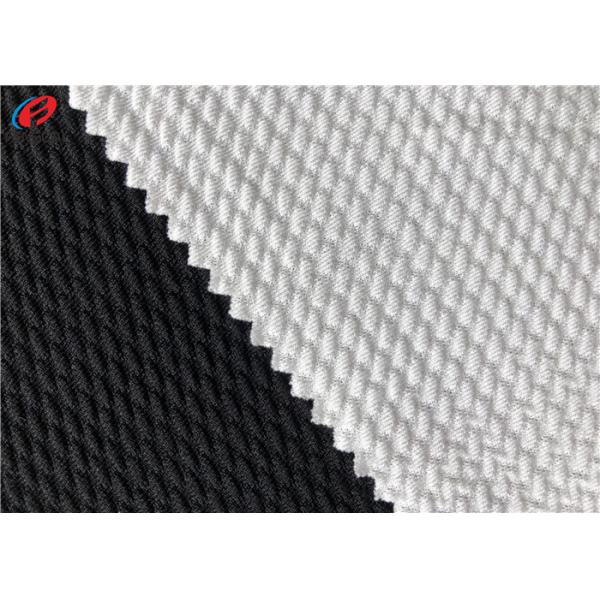 Bullet Weft Knitted Jacquard Stretch Polyester Spandex Fabric