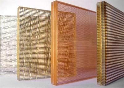 rede de arame decorativa do Interlayer de vidro da espessura de 22mm