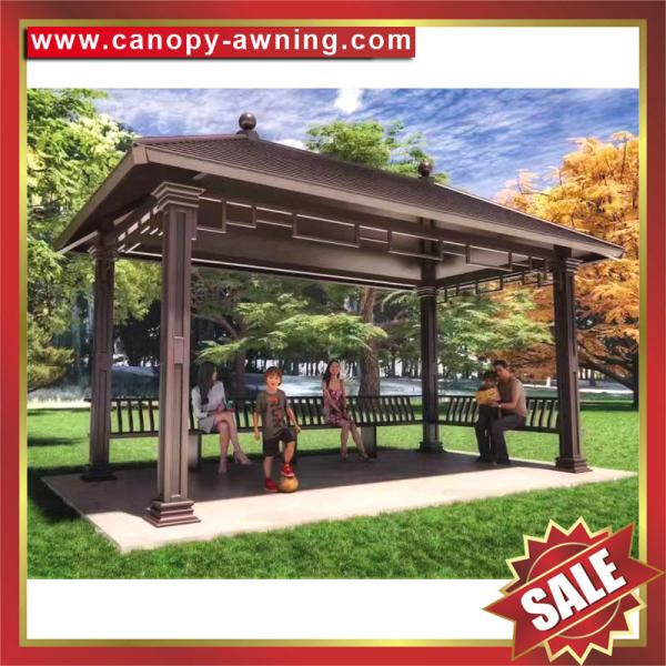 high quality outdoor aluminum pavilion gazebo canopy awning shelter for park garden backyard