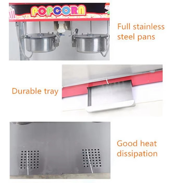 Portable Counter Top Snack Machine Popcorn Maker Cinema Home Popcorn Machine