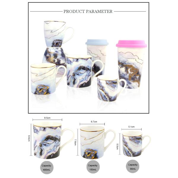 Ceramic Straight Personalised Travel Mug 3oz 5oz 13oz Eco - Friendly Design