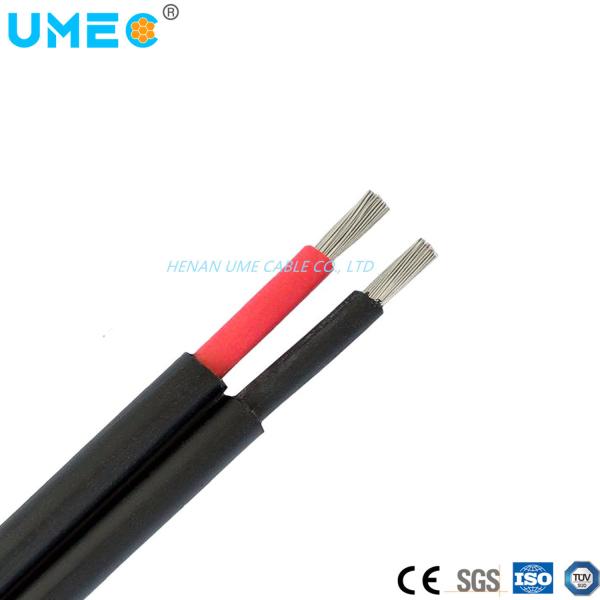 6mm PV Cable 10AWG PV1-F Cable Preto Vermelho UV resistente Solar PV Material de envelopamento de fio