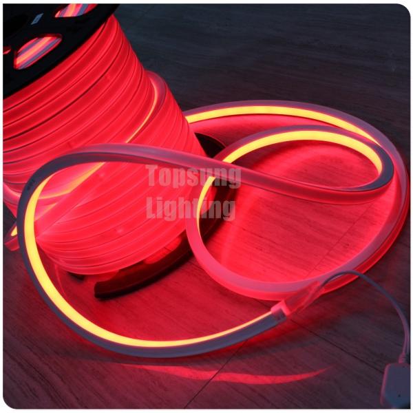 Наружное украшение квадратная красная 110В светодиодная неонная лампа 16x16.5 мм для наружных помещений