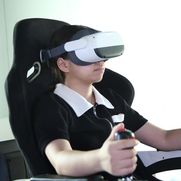 9D Vr Motion Simulator Chair Game Equipment With Joystick Rotation Machine