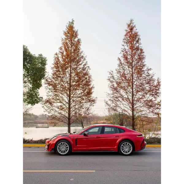 MSY Panamera 971 Body Kit Red Carbon Fiber Replace Front Bumper Spoiler Widebody Kit