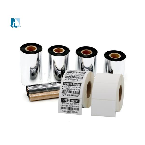 Custom Size Wax Resin Thermal Transfer Barcode Ribbon for Temperature Applications