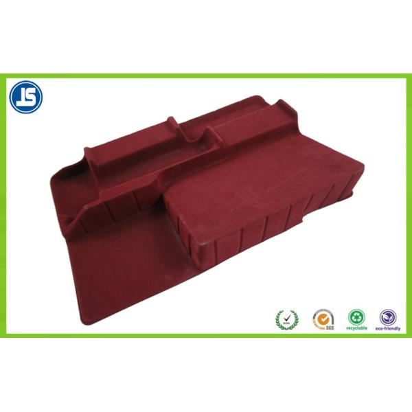 Custom Medication Blister Flocking Tray , Red Color Electronics Boxes