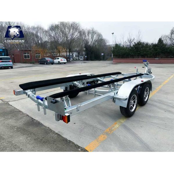 Dual-Axle Boat and Jet Ski Trailer with 2000kg ATM Capacity and Hot-Dip Galvanized Steel Construction