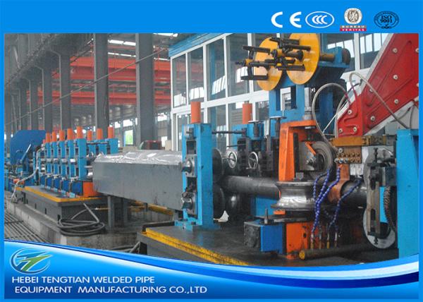 Linha de produção de tubos de aço de tamanho ajustável, máquina de fabricação de tubos de solda