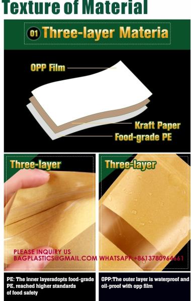 Resealable Food Packaging Stand Up Pouches Dried Fruit Snacks Zip Bags Self-Sealing Bags