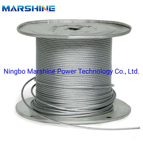 Galvanized Steel Wire Rope With Bright Surface For Manufacturing