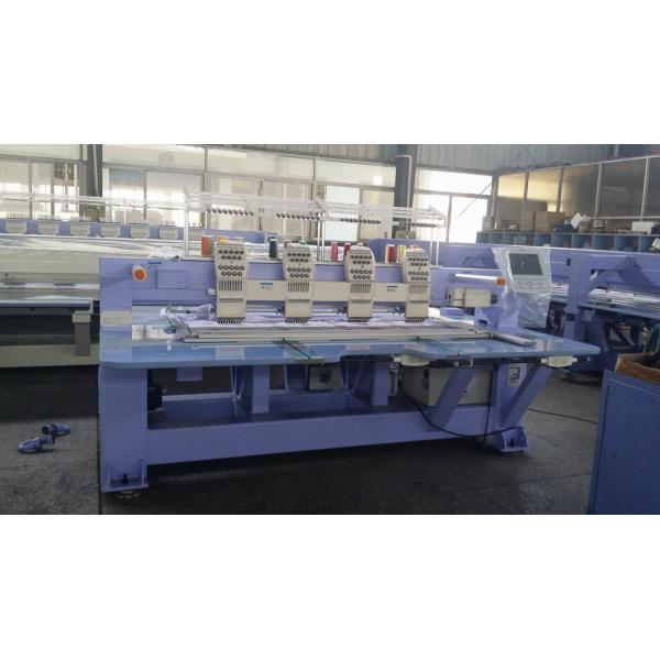 9 Needle Computerized Flat Embroidery Machine , Quilting Embroidery Machine