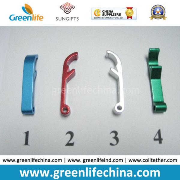 Fashionable Silver Forested Surface Fish Bone Aluminum Material Beer Hot Bottle Opener