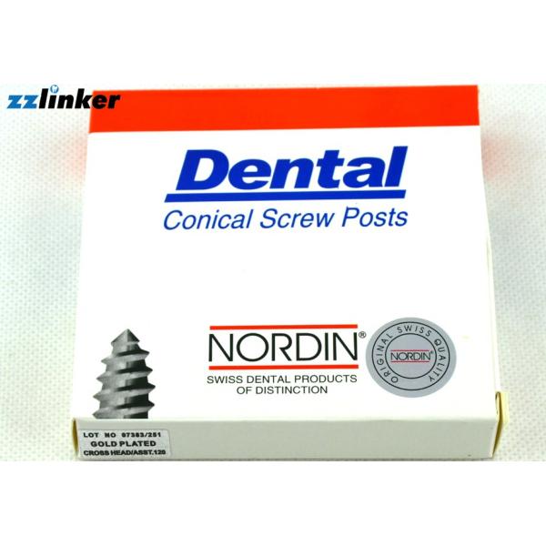 Винт нержавеющей стали Титанюм для столба замены зубов зубного имплантата покрытого золотом