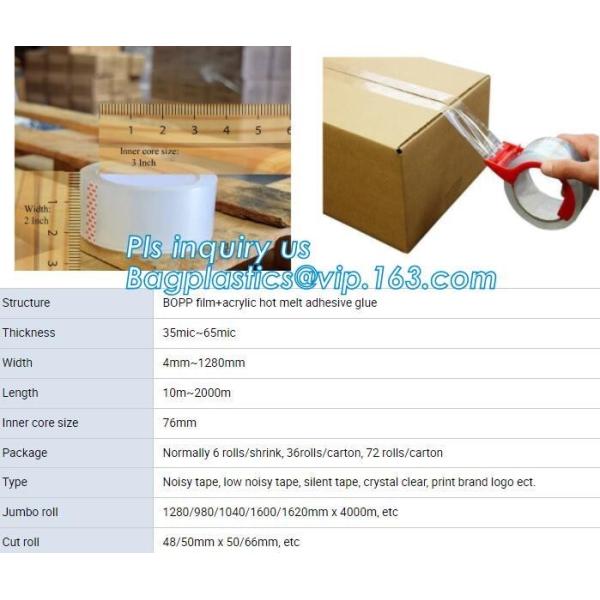 High Adhesive 48mm*100Y Hot Product Clear Bopp Tape,BOPP parcel packing tape for carton sealing,carton sealing tapes pac