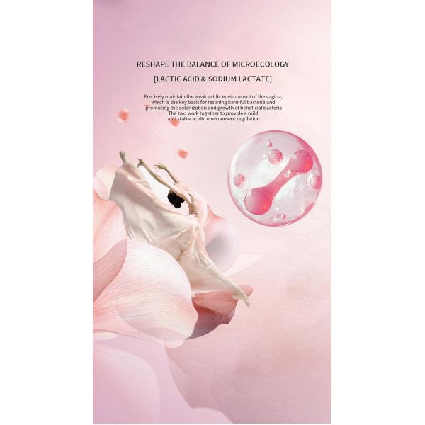 PH Balanced Vaginal Lactic Acid Suppositories Inhibits Pathogenic Bacteria Custom