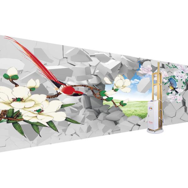 CE Certificate Mural Printing Machine , Vertical Painting Wall Machine