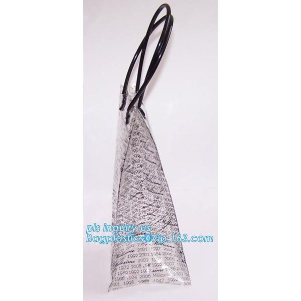 Wine Chiller, Wine Cooler Plastic bag, PVC Wine Cooler Bag, Refillable Travel Plastic Pvc Bottle Ice Tote Red Wine Coole
