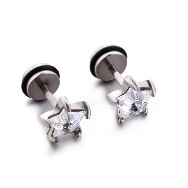 USA Hot Sale Star Stud Earrings Shinning Fashion Zircon Stud Earrings