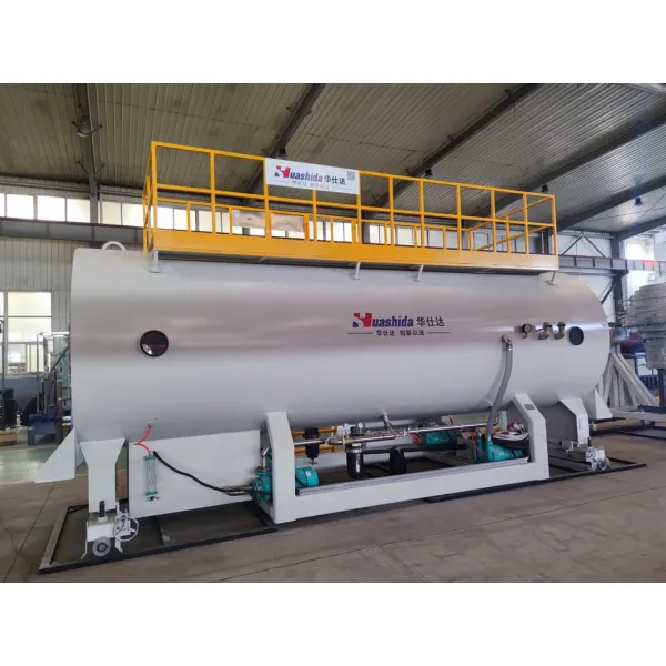 New Condition HDPE Jacket Pipe Extrusion Line with Planetary Cutting and Rigid Transmission for Pre-Insulated Pipes