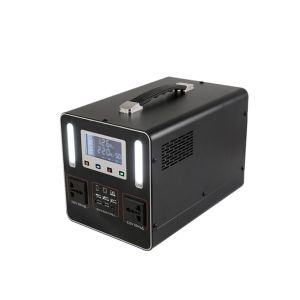 Technologie de cellule LiFePO4 Batterie solaire extérieure 220V avec prise de courant Alimentation portable domestique Recharge