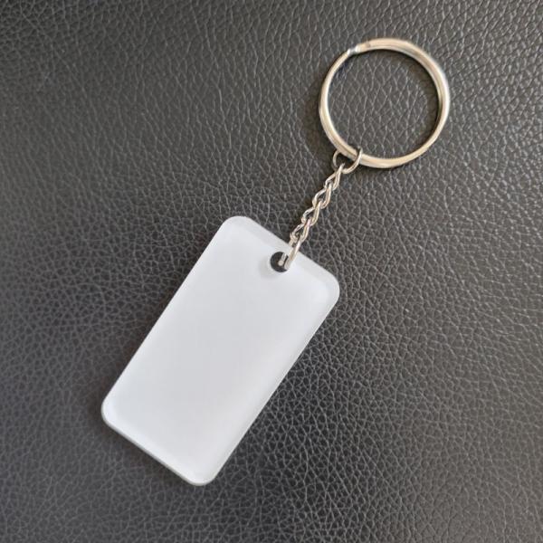 DIY Personalized Sublimation Blank Acrylic Keychains For Sublimation Photos Printing