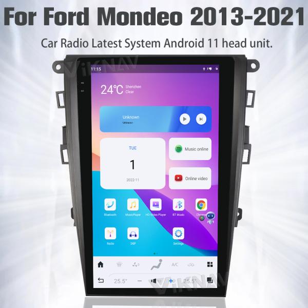 Беспроводной автомобильный радиоприемник андроида 11 для навигации 2013-2021 Форда Mondeo GPS