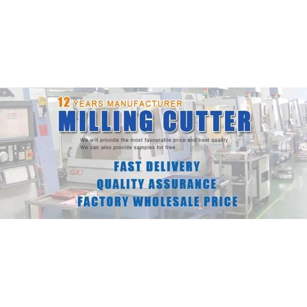 Vertical Carbide Undercutting End Mills Thread CNC Milling