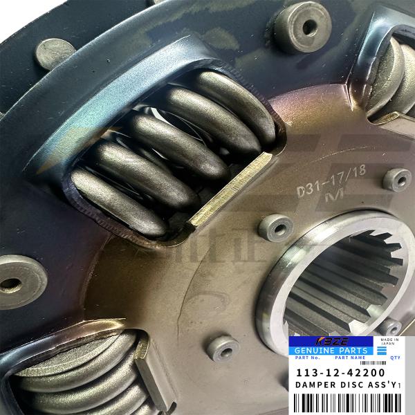 KBZE 113-12-42200 KOMATSU D31 D37 DAMPER DISC 337*213*31.5 16T FITS FOR BULLDOZER